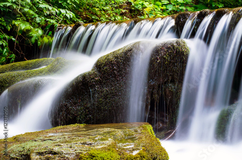 Landscape with waterfall