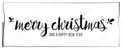 merry christmas Schriftzug #2