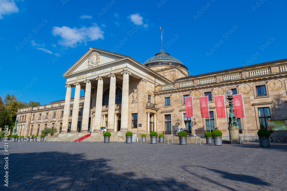 Fototapeta premium Wiesbaden, Kurhaus (September 2016)