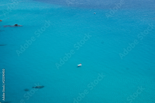 Crystal clear sea near the town of Tropea region Calabria - Italy © pashan