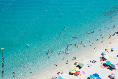 Magic beach in Tropea, Calabria, Italy © pashan
