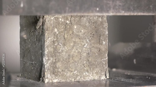 Slow Destruction of Concrete Under Industrial Pressure