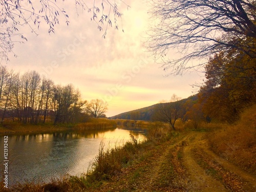 River in fall