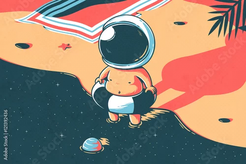 Obraz kosmiczne lato