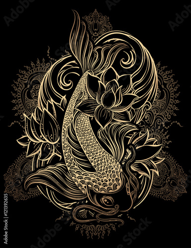 koi carp tatoo
