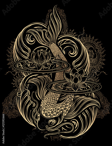 koi carp tatoo