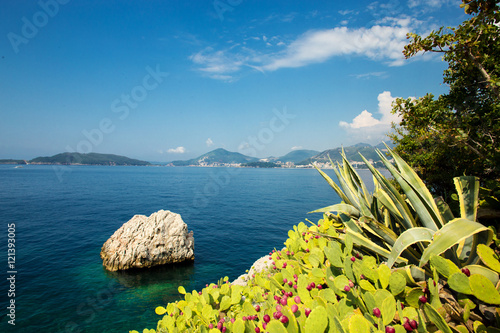 Fototapeta Naklejka Na Ścianę i Meble -  Montenegro seascape at Budva coast