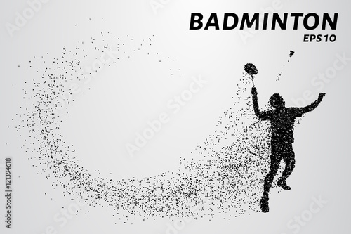Badminton consists of particles