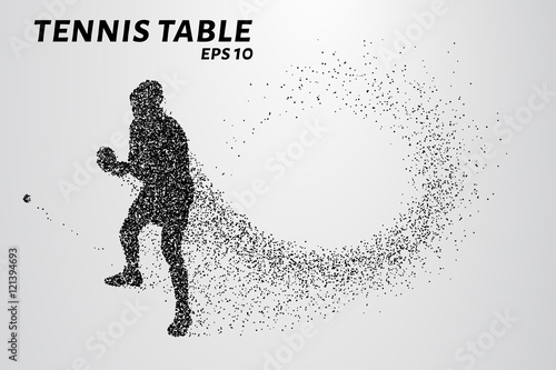 Table tennis from the particles
