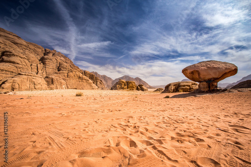 Wadi Rum desert landscape,Jordan