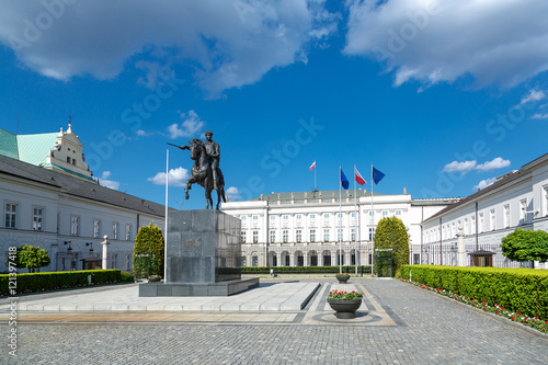 Warsaw presidential palace photo