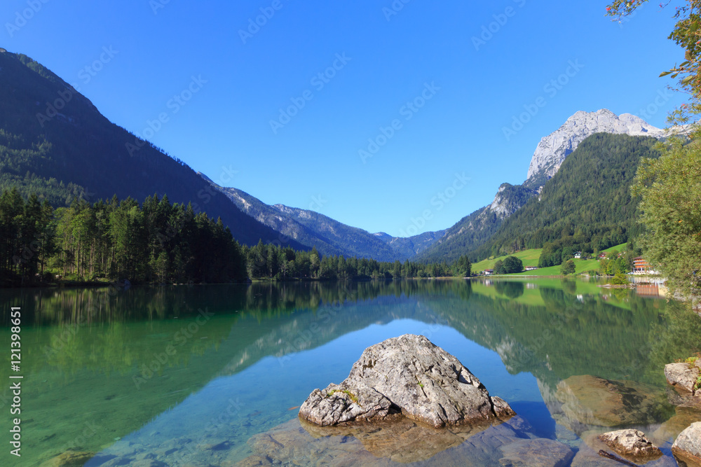 Lake Hintersee Ramsau Berchtesgaden Bavaria