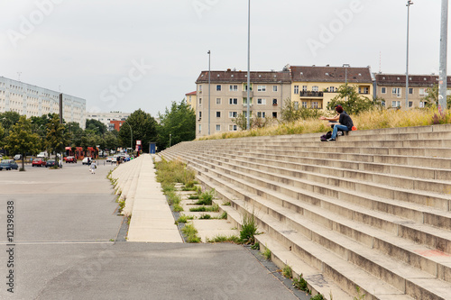 Photography Berliner Innenstadt, Treppe am Velodrom