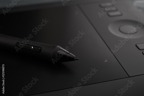 black professional graphic tablet