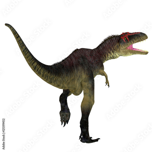 Tyrannotitan Dinosaur Tail - Tyrannotitan was a carnivorous theropod dinosaur that lived in the Cretaceous Period of Argentina. © Catmando