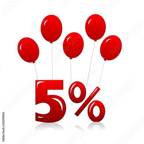 5%