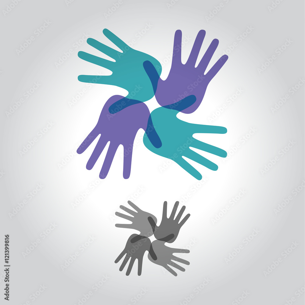 hand logo, icon and symbol vector illustration hand logo, icon and symbol vector illustration
