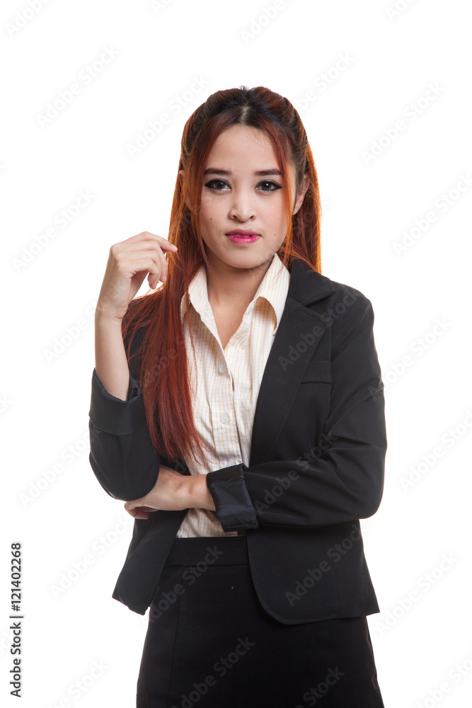 Beautiful young Asian business woman. Beautiful young Asian business woman.