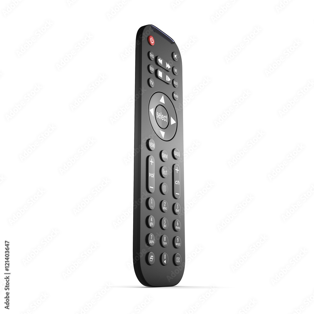 3D rendering TV Remote 3D rendering TV Remote