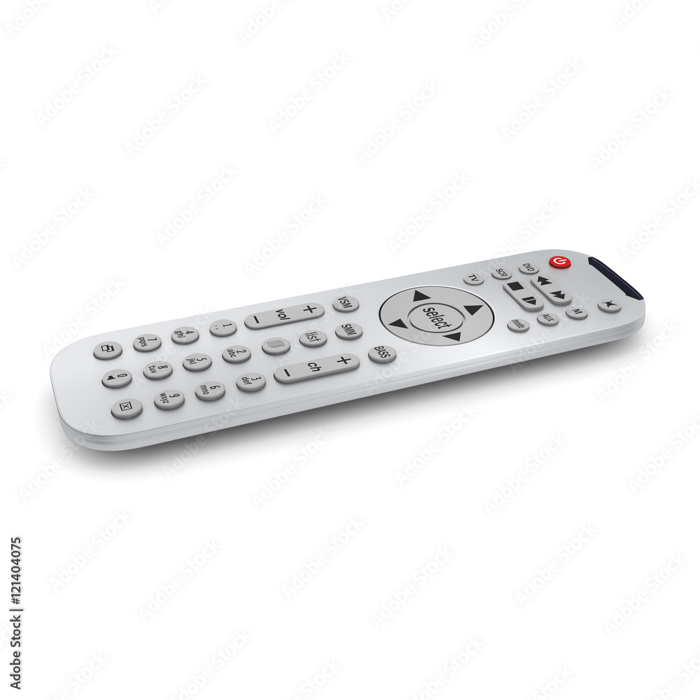 3D rendering TV Remote 3D rendering TV Remote