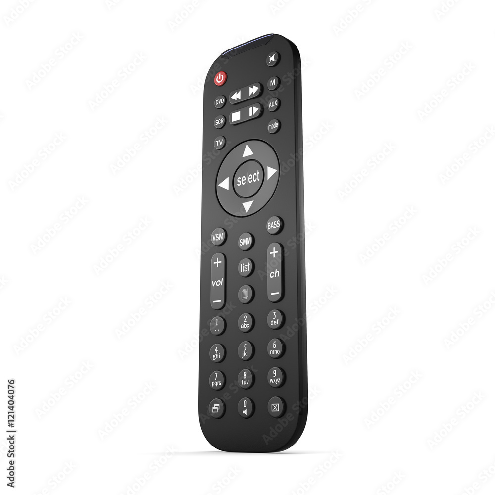 3D rendering TV Remote 3D rendering TV Remote