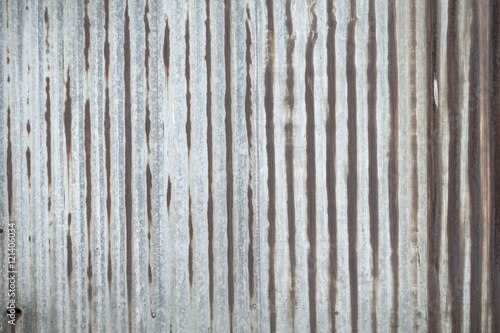 Old Vintage Rusty Striped Sheet Metal Texture