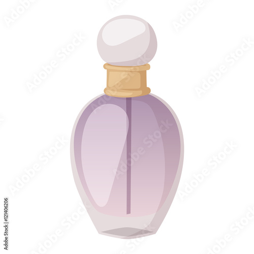 Perfume bottle vector template