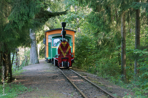 Narrow Gauge Railway in Suwalki, Poland photo