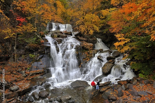 Kaaterskill Falls in the Fall, New York State