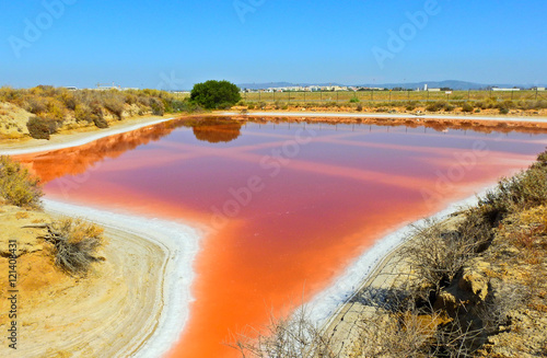 Slika na platnu Saltpan in Faro, Portugal