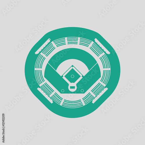 Baseball stadium icon