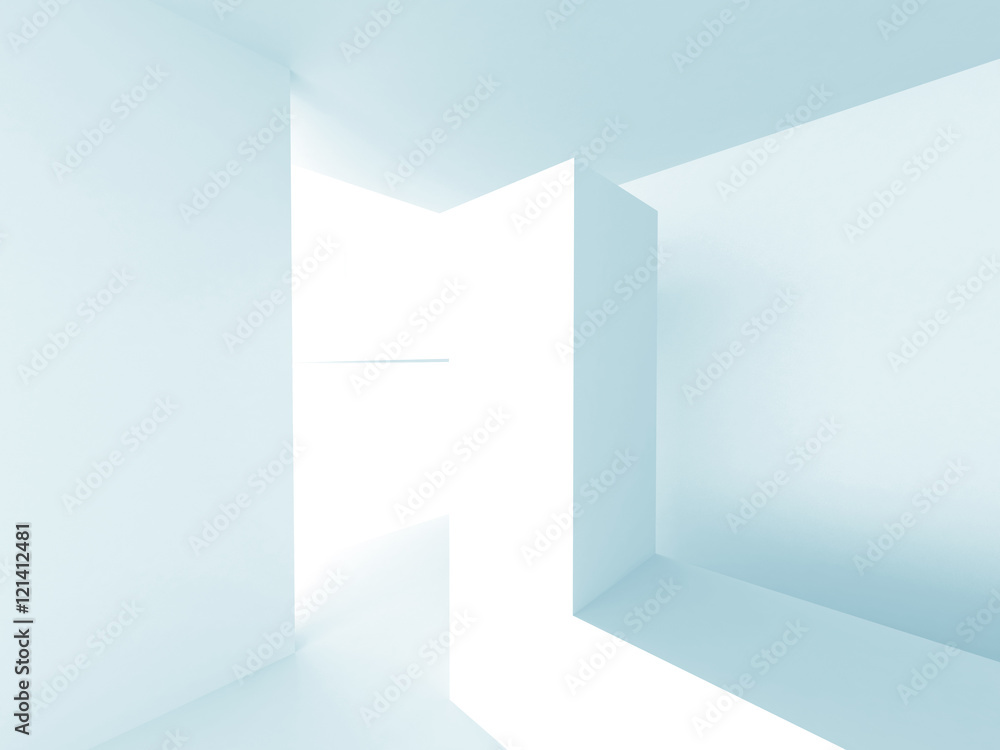 Abstract White Interior. Architecture Background Abstract White Interior. Architecture Background
