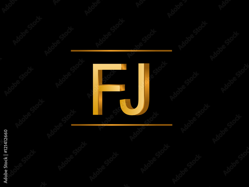 FJ Initial Logo for your startup venture FJ Initial Logo for your startup venture