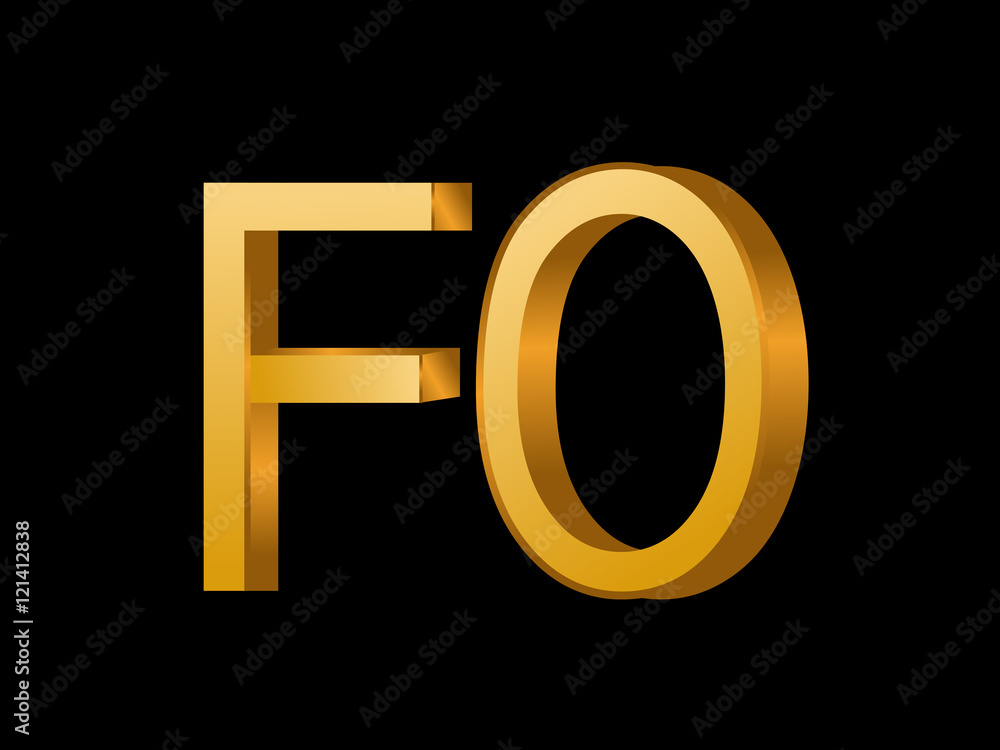 FO Initial Logo for your startup venture FO Initial Logo for your startup venture