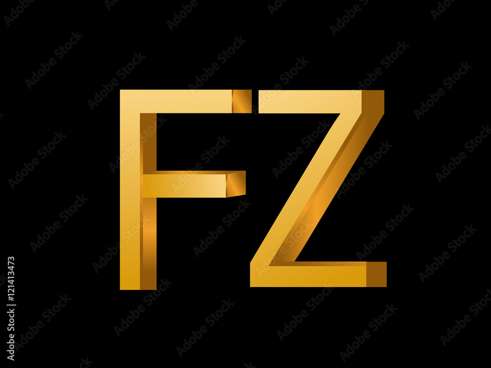 FZ Initial Logo for your startup venture FZ Initial Logo for your startup venture
