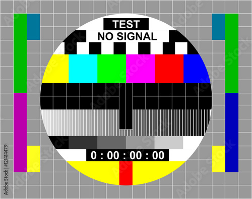 Test tv screen background