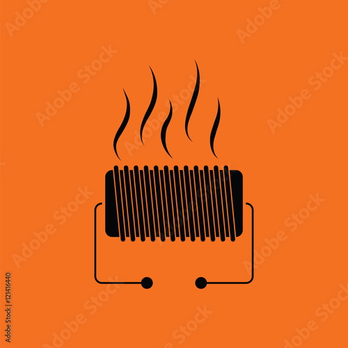 Electrical heater icon