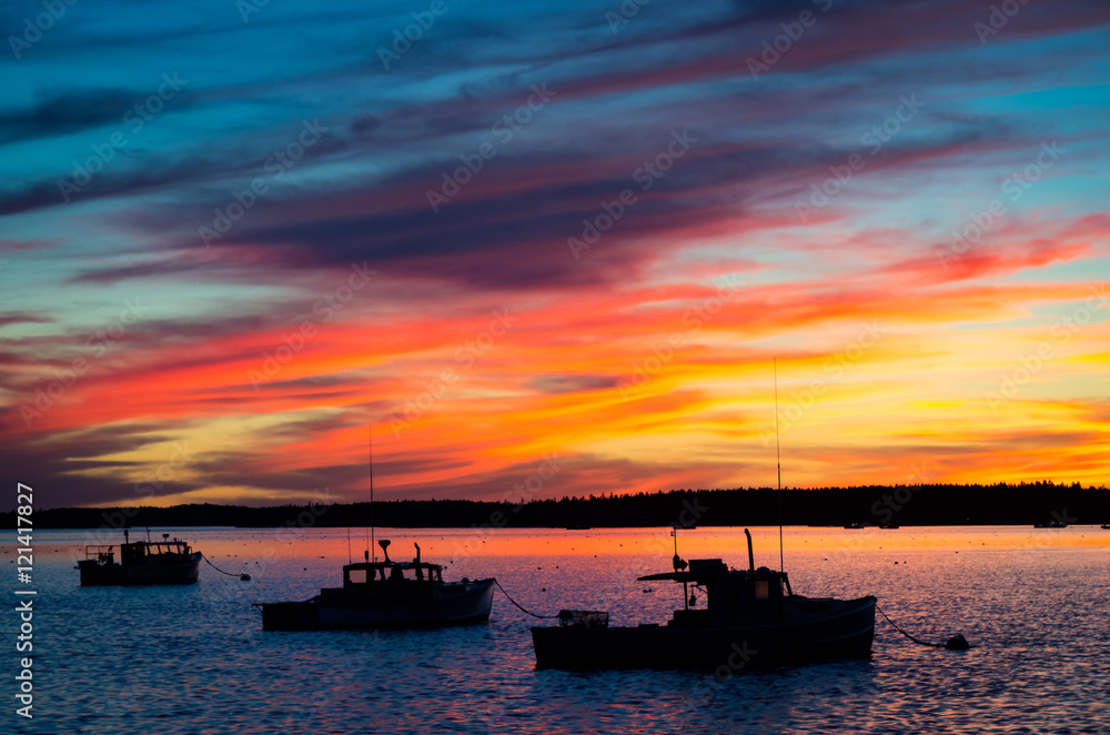 Sunset in the Harbor