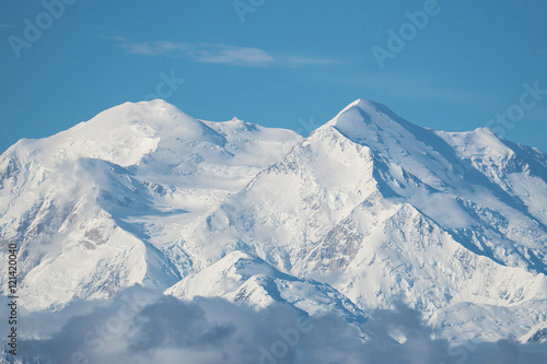 Peak of Mt Denali, Alaska