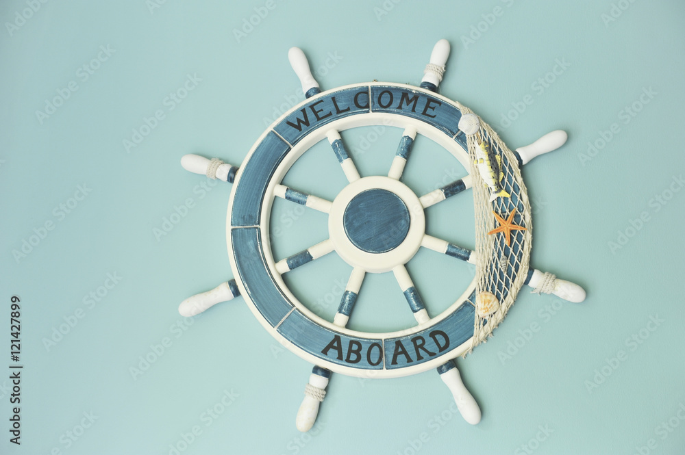 Obraz premium ship wheel