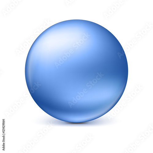 Sphere isolated on white.