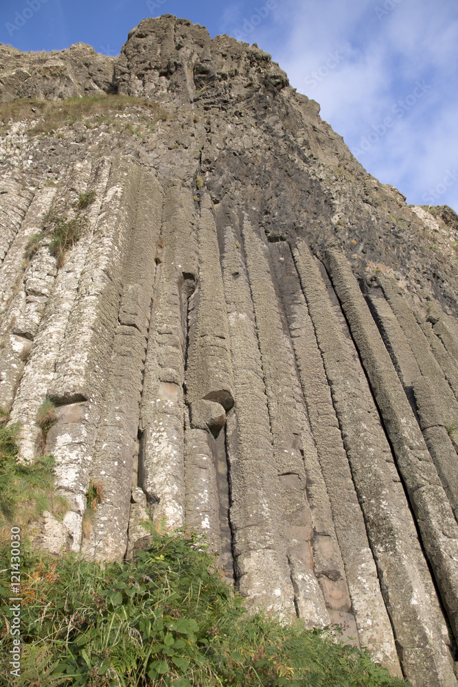 Organ Structure on Giants Causeway Coastal Footpath; County Antr