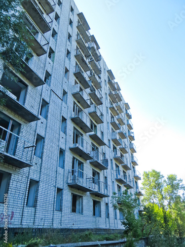 Abandoned multistory building in Ukraine