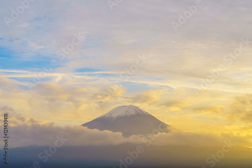 Mount Fuji sunset  Japan
