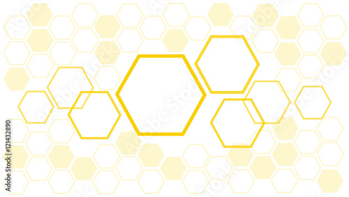 abstract bee hive background , hexagon background photo