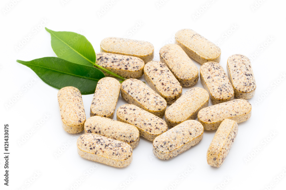 Alternative Medicine. Vitamin capsules. Homeopathic supplement. Alternative Medicine. Vitamin capsules. Homeopathic supplement.