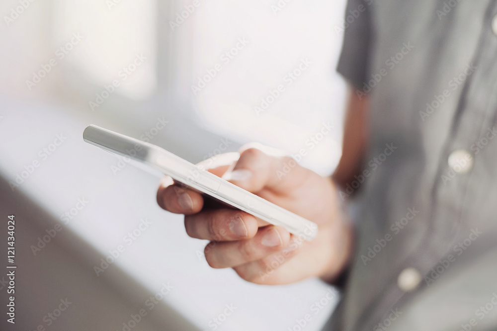Using smart phone Using smart phone