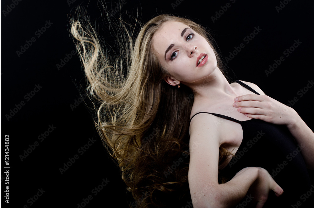 the girl with developing hair the girl with developing hair