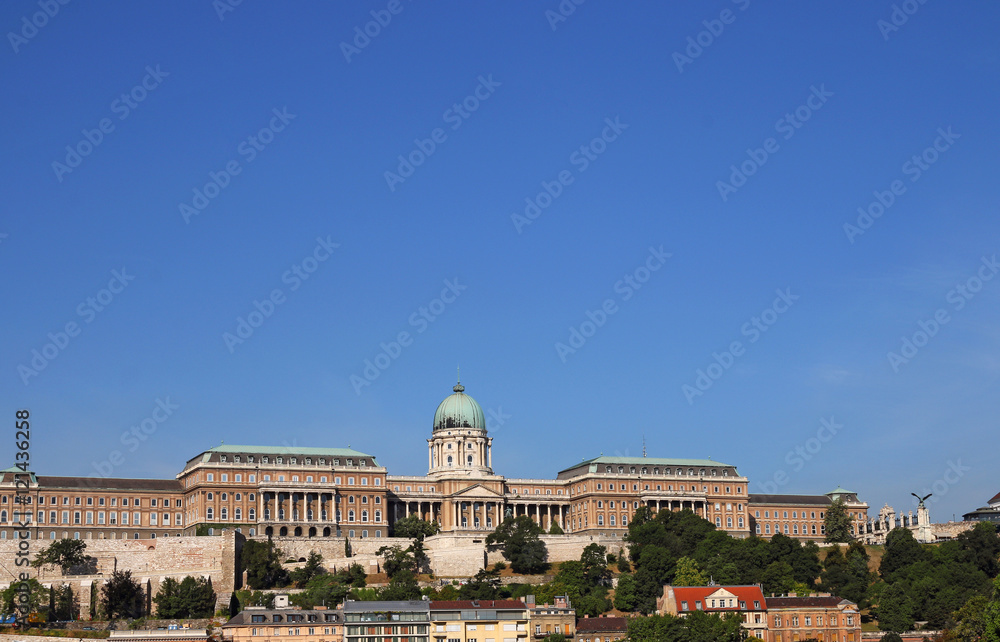 royal castle cityscape Budapest Hungary