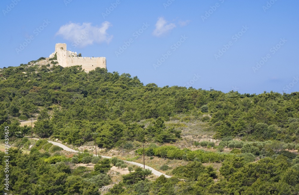 Castle in Kritinia, Rhodes